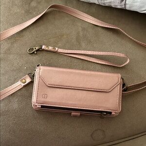 Pink Crossbody Wallet